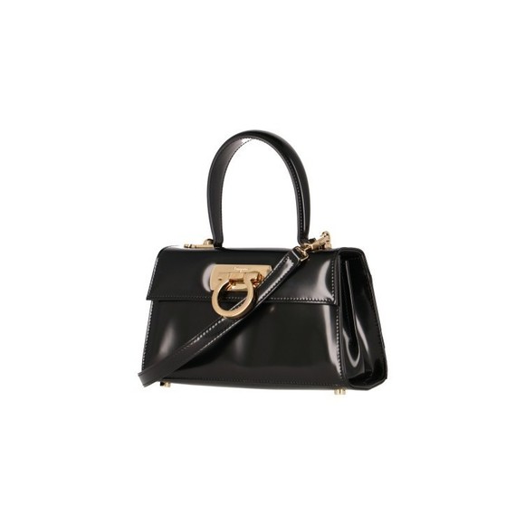 Ferragamo East-West Iconic Handbag – Black - NWT - Picture 2 of 5